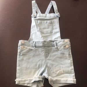 Cat & Jack Denim Short Overalls